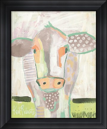 Framed Moo Series: Laverne Print