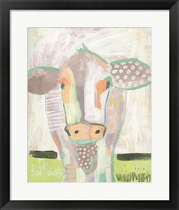 Framed Moo Series: Laverne Print