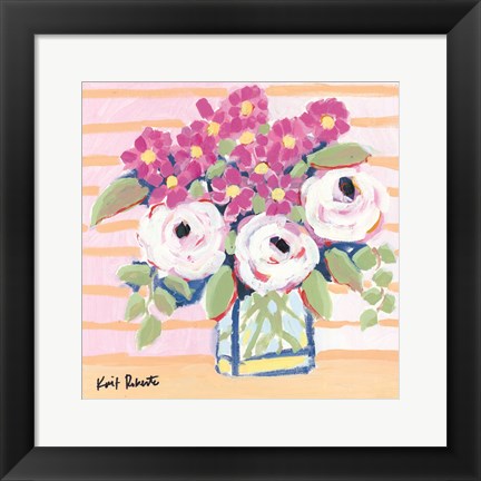Framed Market Bouquet Print