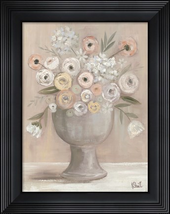 Framed Floral Bouquet Print