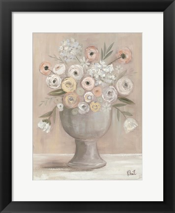 Framed Floral Bouquet Print