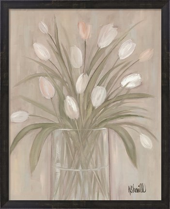 Framed Tulip Bouquet Print