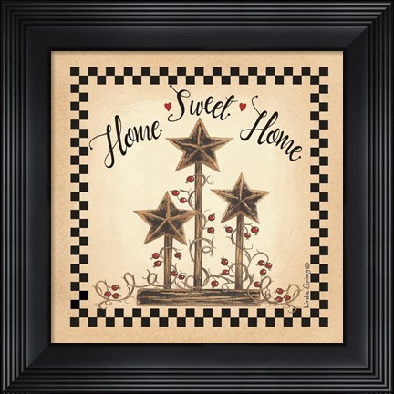 Framed Home Sweet Home Print