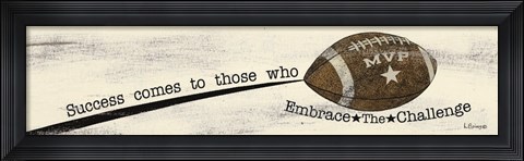 Framed Football - Challenge Print