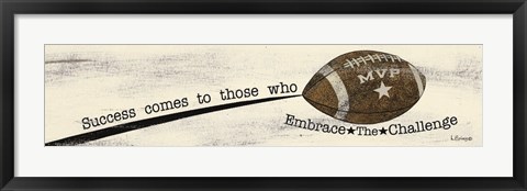 Framed Football - Challenge Print