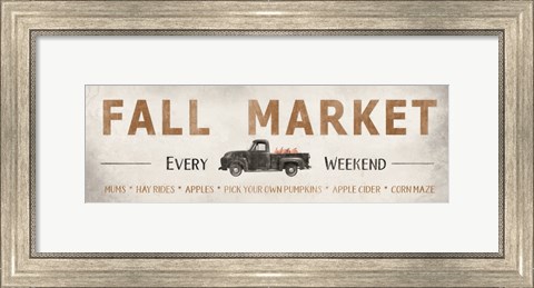 Framed Fall Market Print