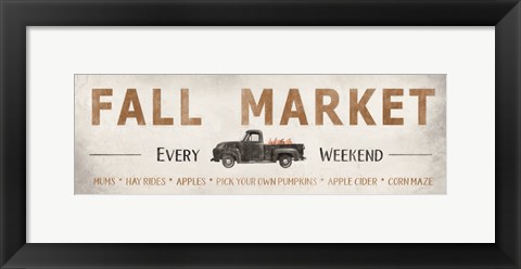 Framed Fall Market Print