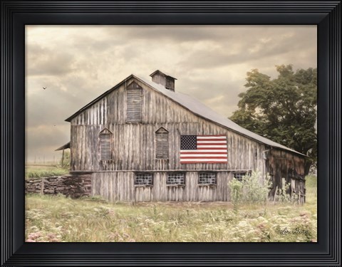 Framed Rural Virginia Barn Print