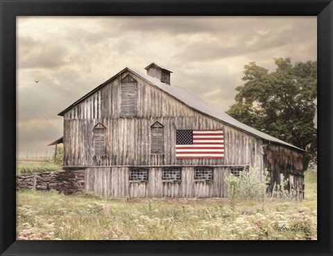 Framed Rural Virginia Barn Print