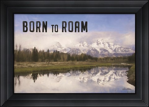 Framed Born to Roam Print