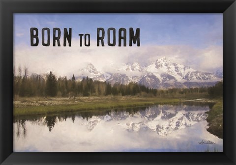 Framed Born to Roam Print