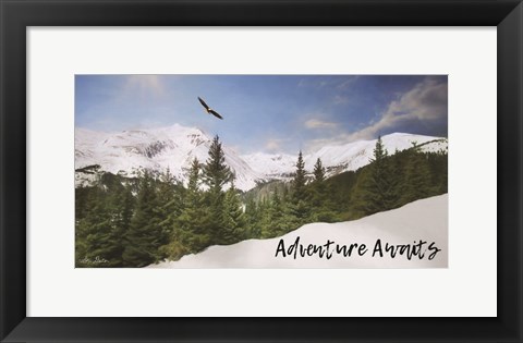 Framed Adventure Awaits Print