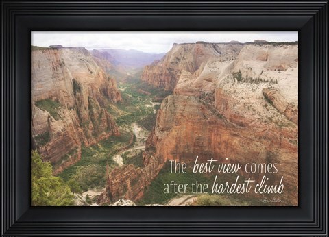 Framed Best View Print