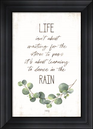 Framed Dance in the Rain Print