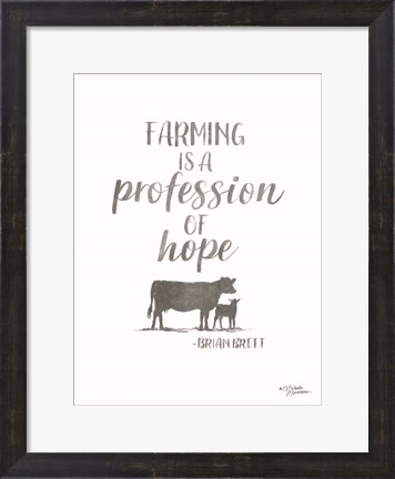 Framed Profession of Hope Print