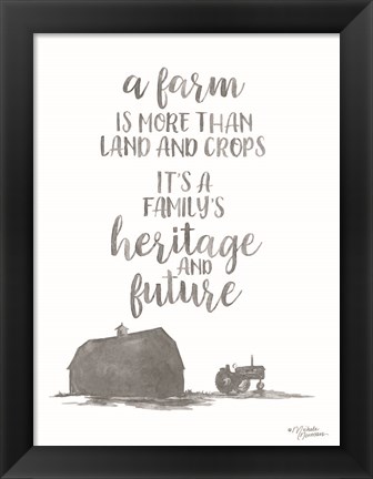 Framed Heritage and Future Print