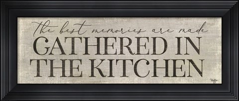 Framed Gathered in the Kitchen Print