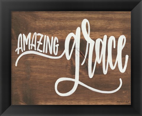 Framed Amazing Grace Print