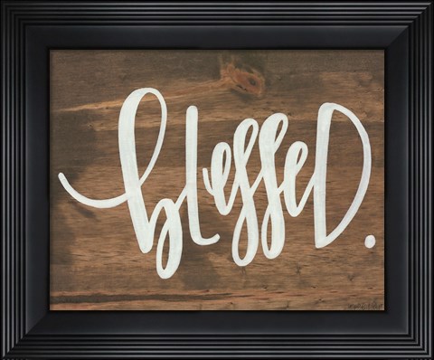 Framed Blessed Print