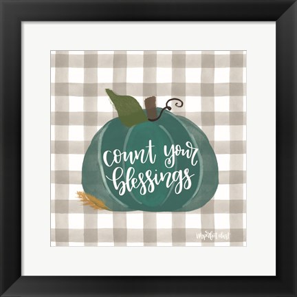 Framed Count Your Blessing Print