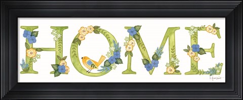 Framed Hydrangeas in Bloom HOME Print