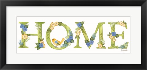 Framed Hydrangeas in Bloom HOME Print
