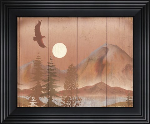 Framed Full Moon I Print