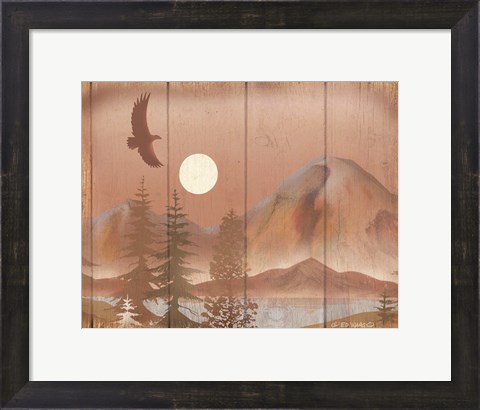 Framed Full Moon I Print