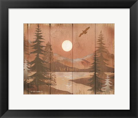 Framed Full Moon II Print