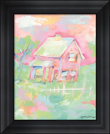 Framed Sherbet Cottage Print