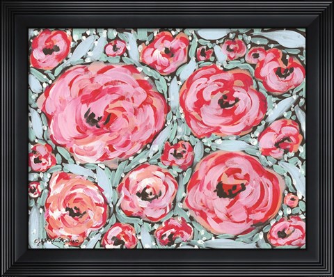Framed Rose Party Print