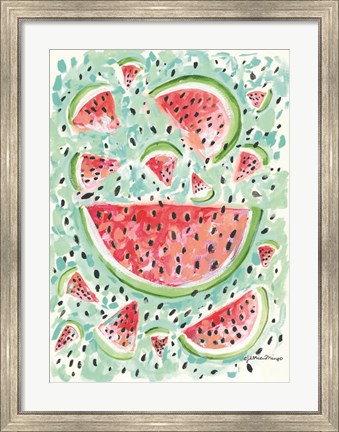 Framed Watermelon Weather Print