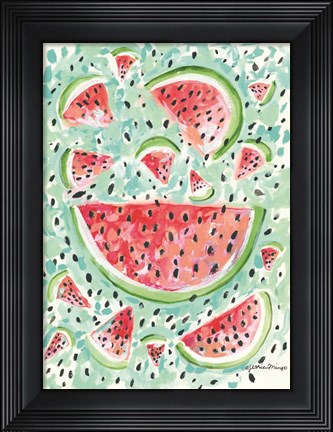 Framed Watermelon Weather Print