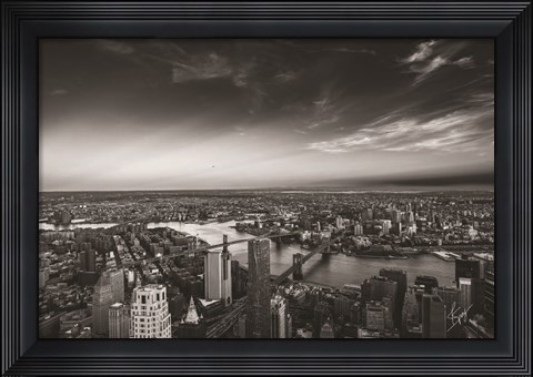 Framed Peace Above Print
