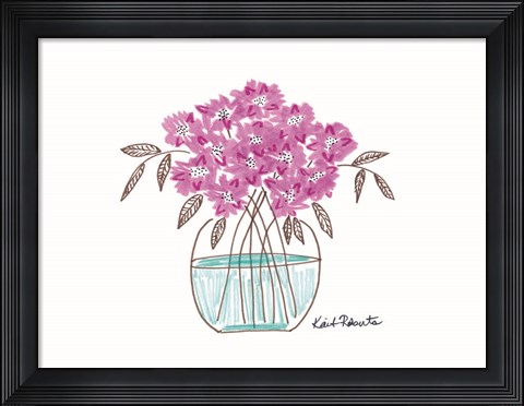 Framed Flower for Brooke Print