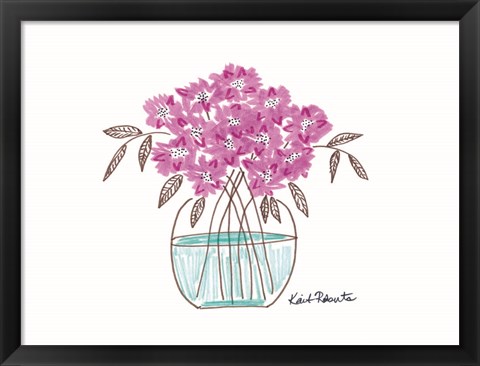 Framed Flower for Brooke Print