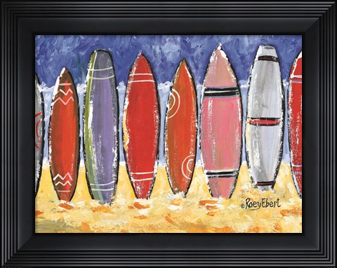 Framed Beach Vibes Print