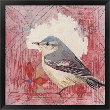 Framed Cerulean Warbler Print