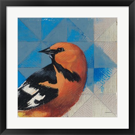 Framed Oriole Print