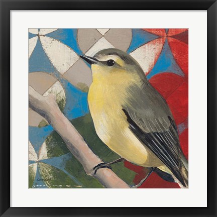 Framed Philadelphia Vireo Print