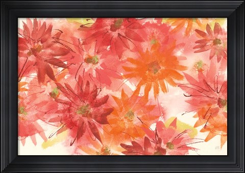 Framed Flowers Afield III Print