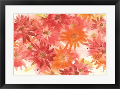 Framed Flowers Afield III Print