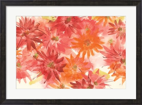 Framed Flowers Afield III Print