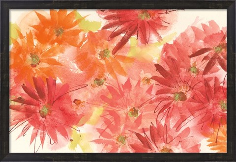 Framed Flowers Afield II Print