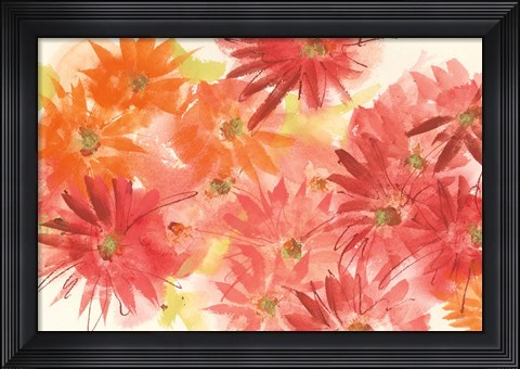 Framed Flowers Afield II Print