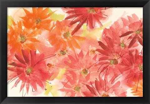 Framed Flowers Afield II Print