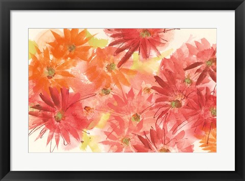 Framed Flowers Afield II Print