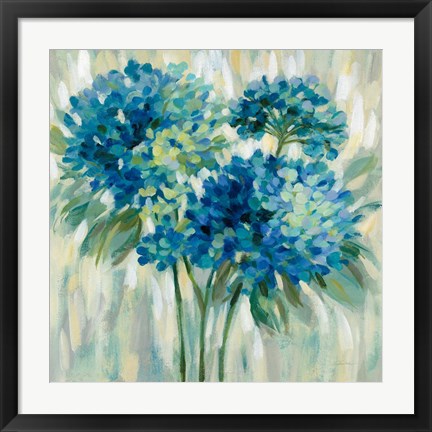 Framed Burst of Hydrangeas Print