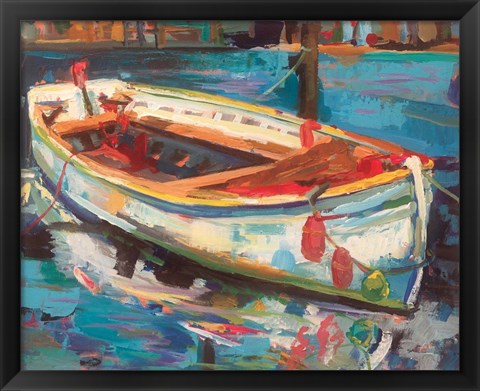 Framed Solo Boat Print