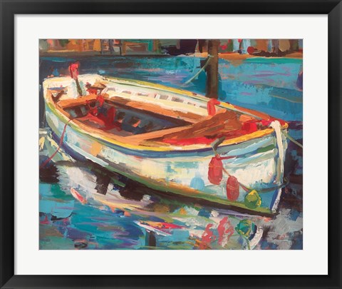 Framed Solo Boat Print